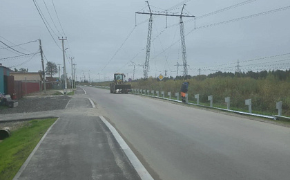   В Сургуте построили дорогу к дачным кооперативам