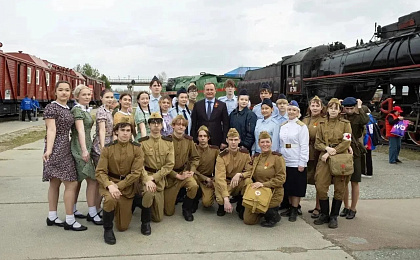 «Эшелон Победы» в Сургуте: более 11 тысяч сургутян посетили уникальный передвижной музей на колесах