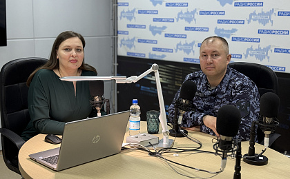 В Югре офицер физподготовки Росгвардии стал участником ведомственной радиопрограммы «Росгвардия. Всегда на страже»